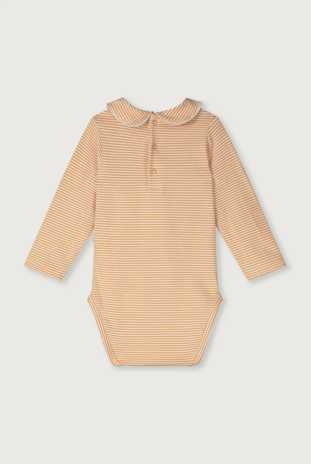 Gray Label Organic Cotton Baby Collar Onesie | Melon Cream