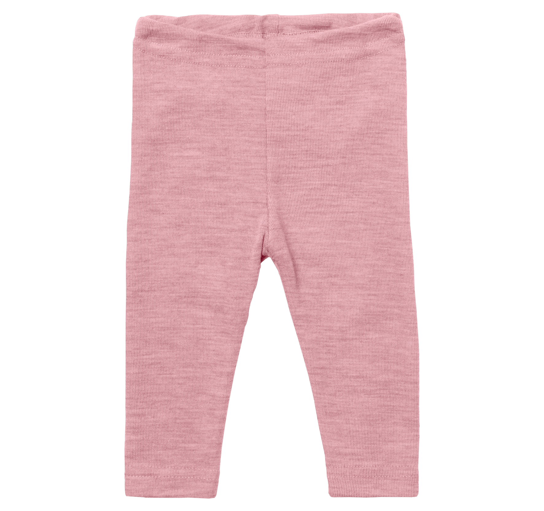 Engel Natur organic merino wool baby leggings in rosewood melange