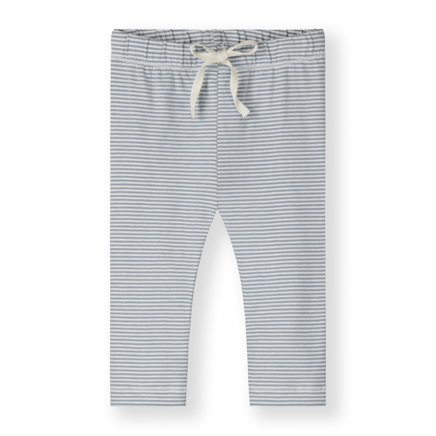 Gray Label organic cotton baby leggings in stone grey cream
