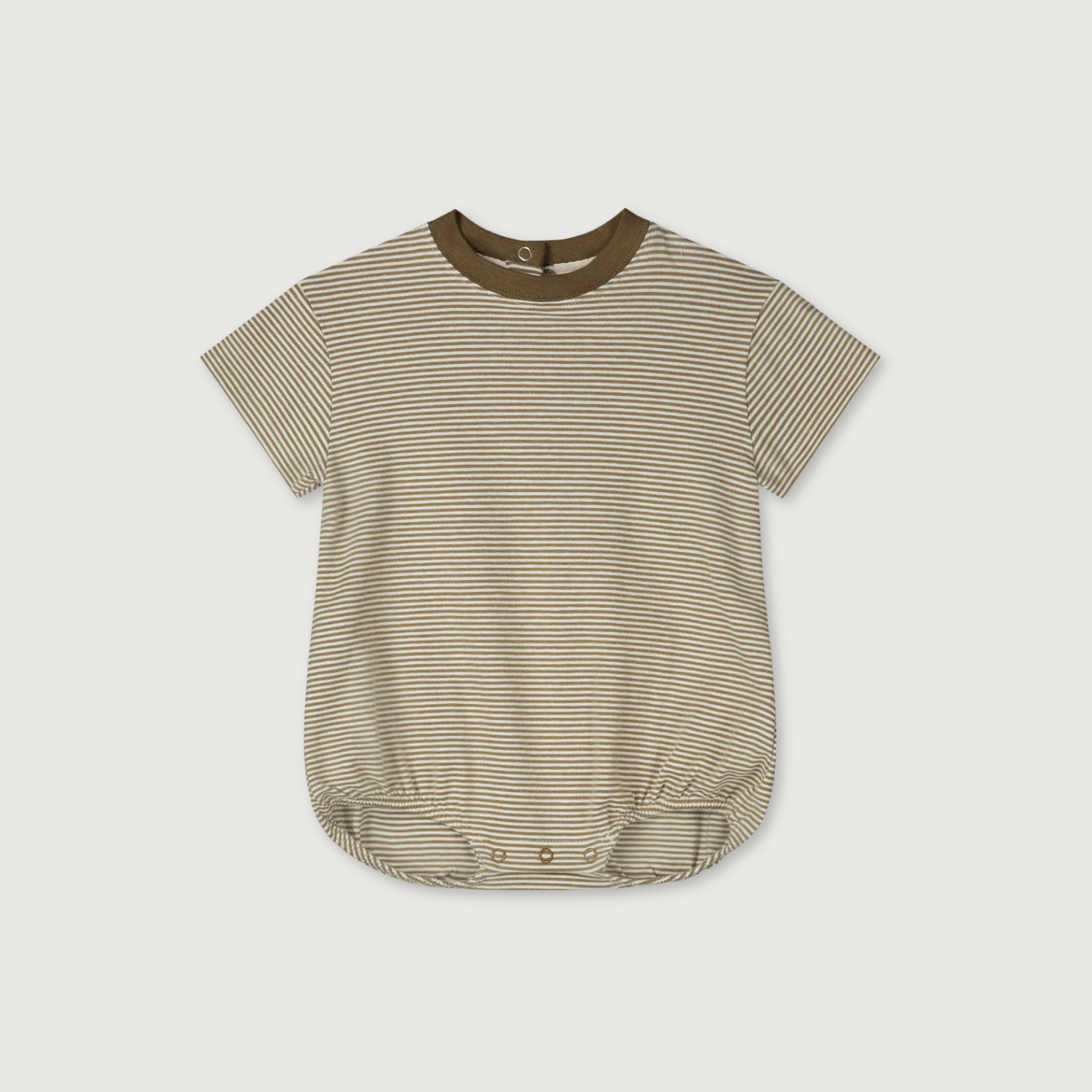 Gray Label Organic Cotton Baby Tee Suit | Woody Cream