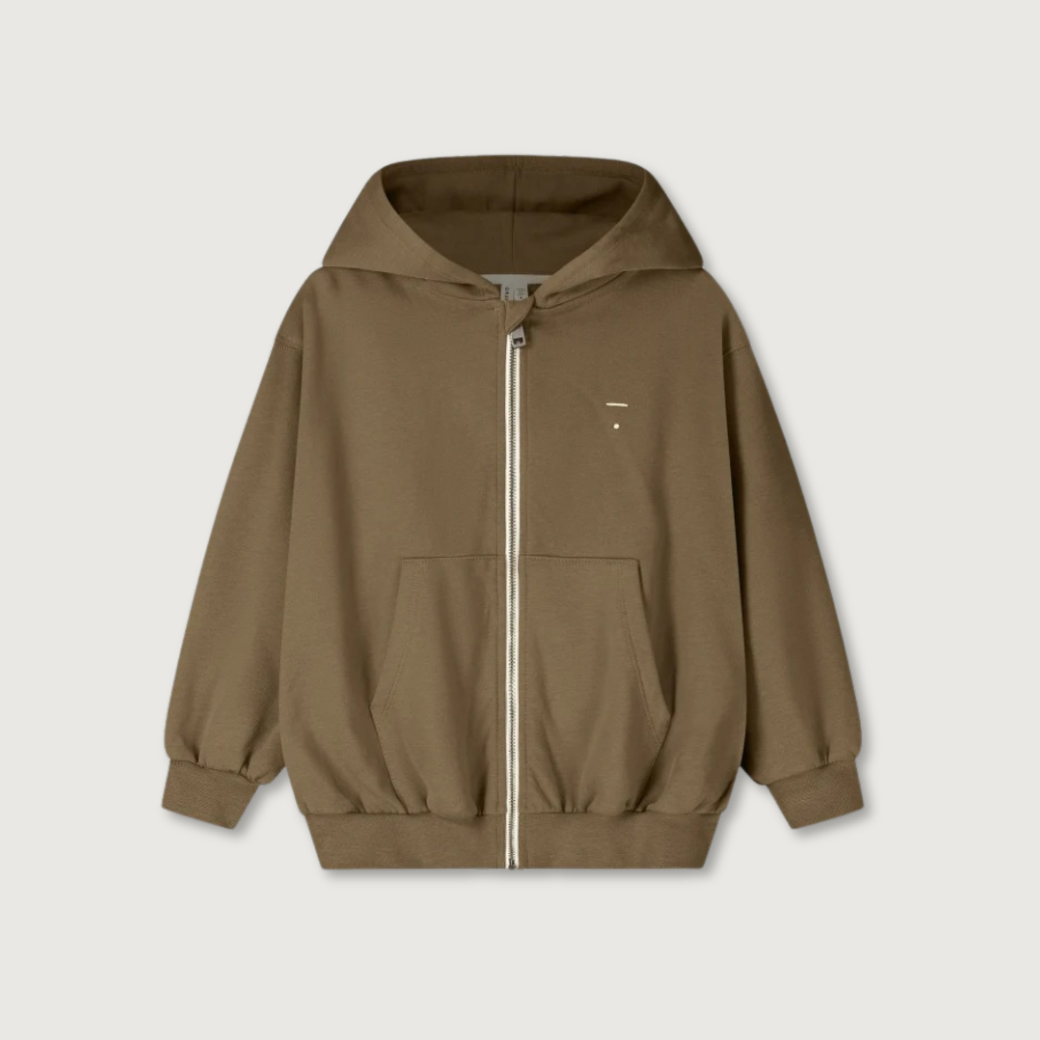 Gray Label Organic Cotton Fleece Hooded Cardigan | Woody