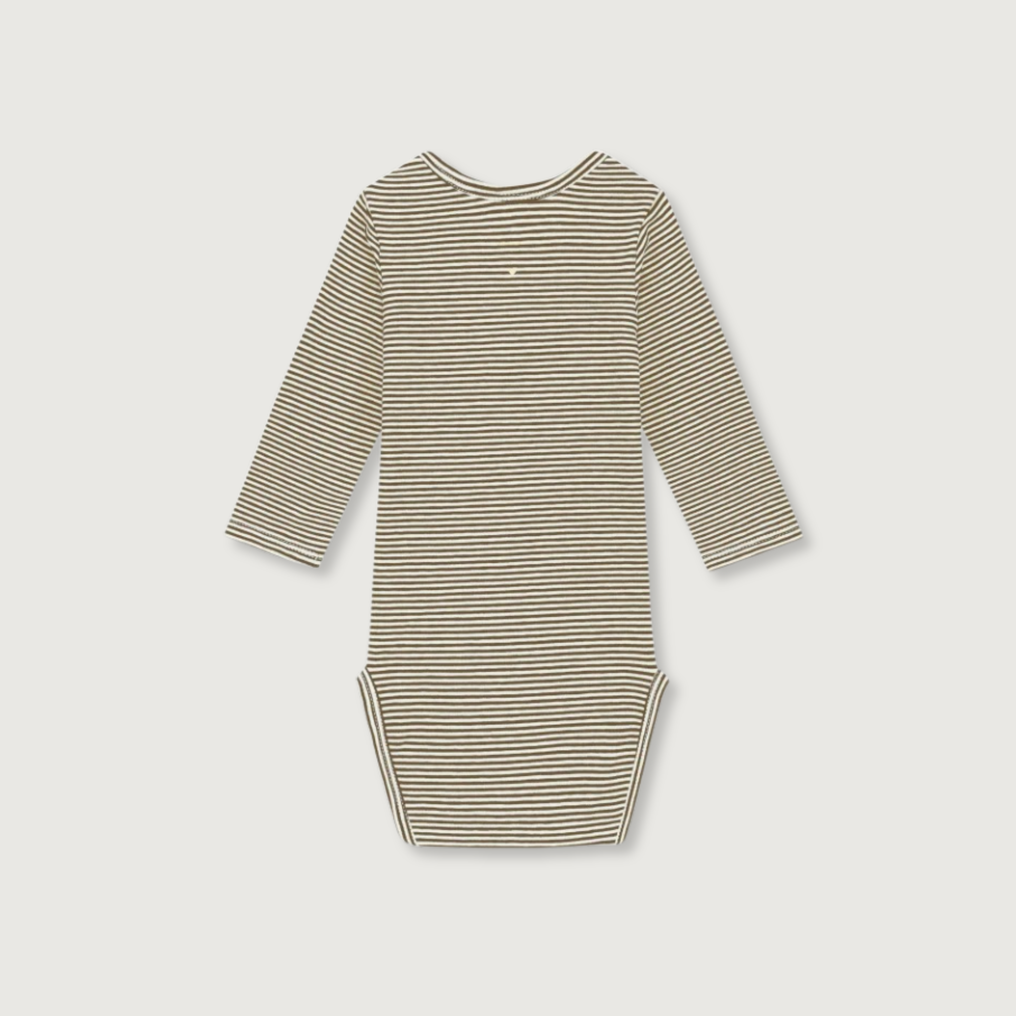 Gray Label Organic Cotton Long Sleeve Onesie | Woody Cream