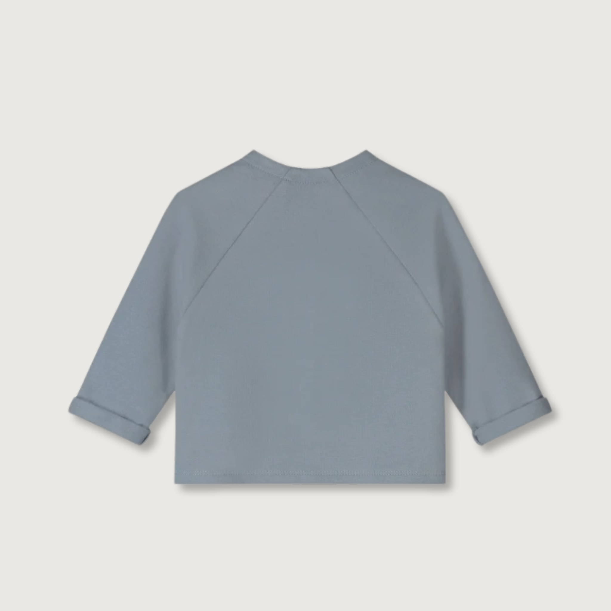 Gray Label Organic Cotton Fleece Raglan Cardigan | Stone Grey