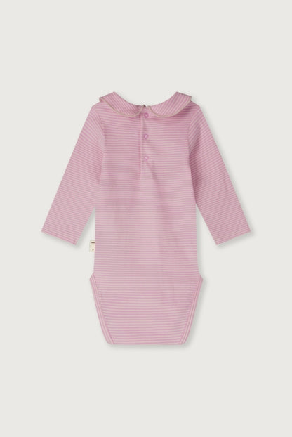 Gray Label Baby Collar Onesie GOTS | Bubblegum