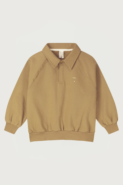 Gray Label Polo Sweatshirt GOTS | Cookie
