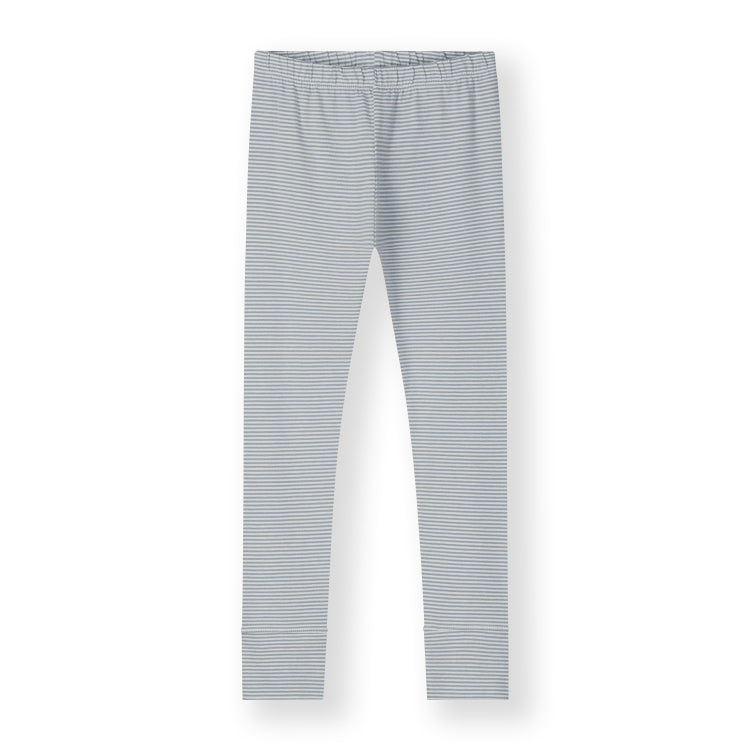 Gray Label organic cotton kids leggings in stone grey - front