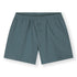Organic cotton jersey shorts made from GOTS-certified cotton, shown in blue grey colour