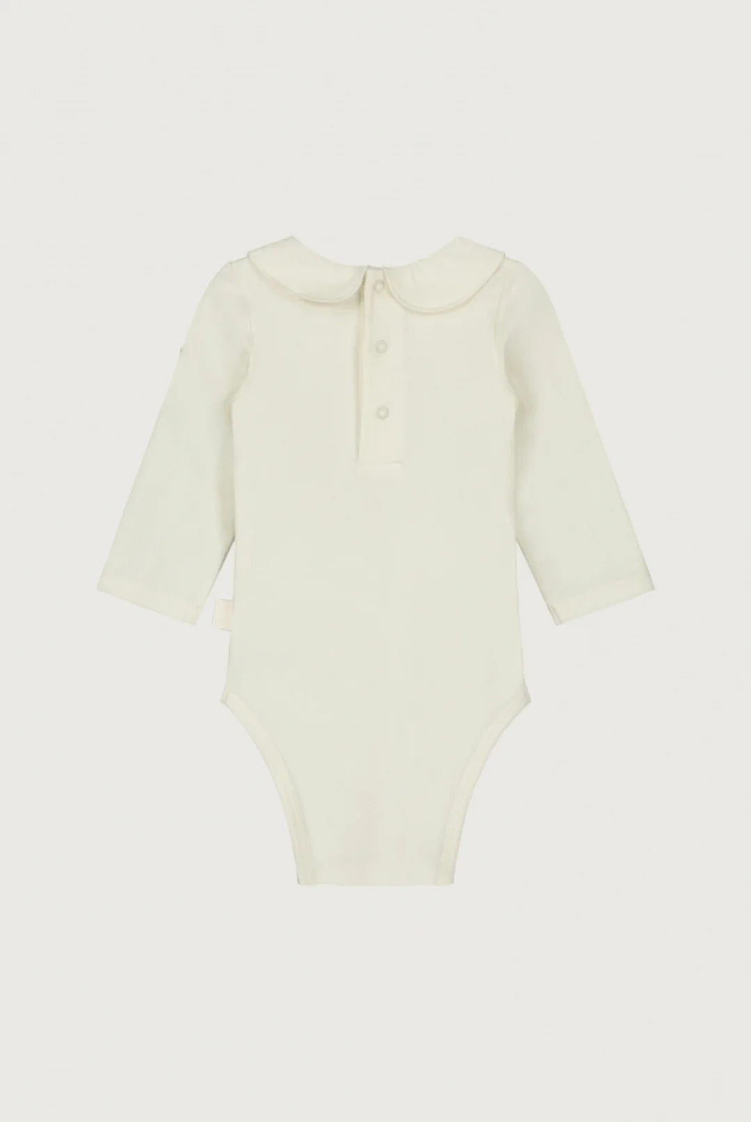 Gray Label Organic Cotton Baby Collar Onesie |  Cream
