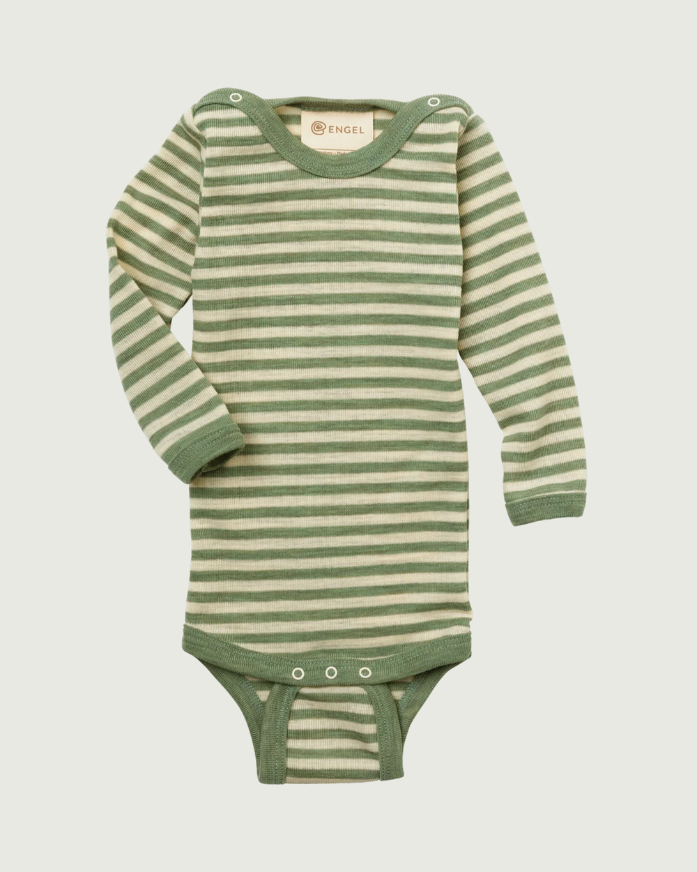 Engel Natur Merino Wool Baby Bodysuit Sage Green