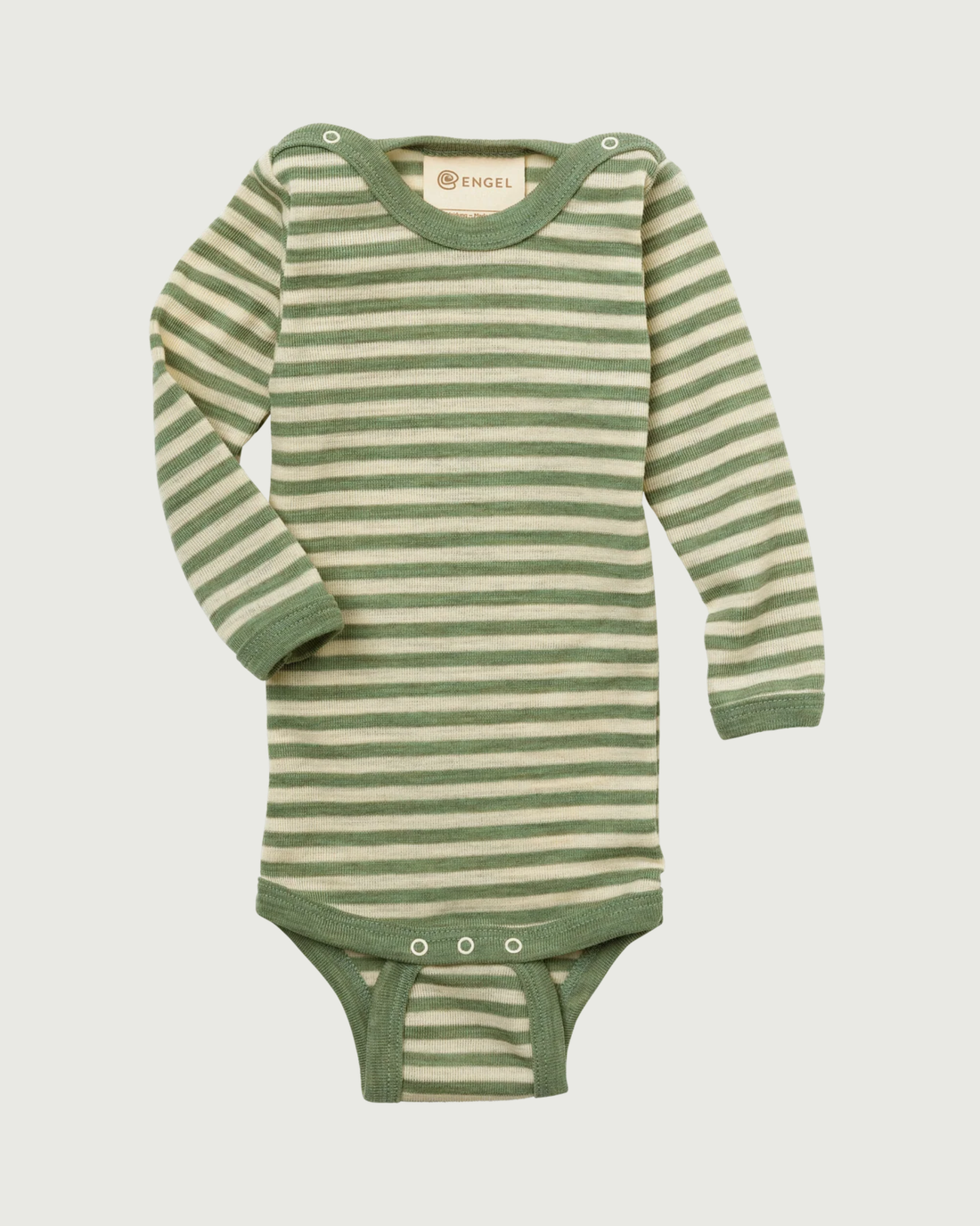 Engel Natur Merino Wool Baby Bodysuit Sage Green