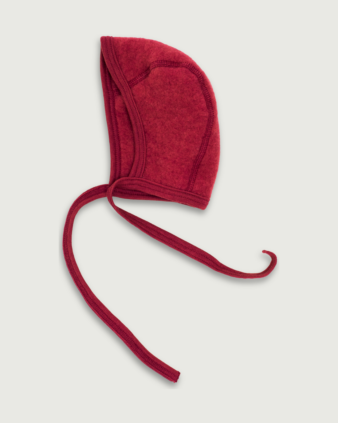 Engel Natur Merino Wool Fleece Baby Bonnet Jasper Melange