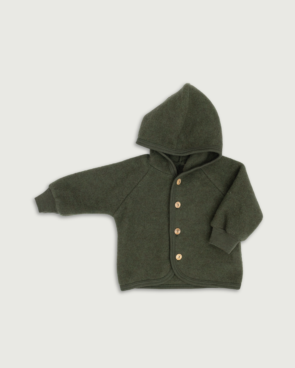 Engel Natur Wool Fleece Baby and Kids Jacket Reed