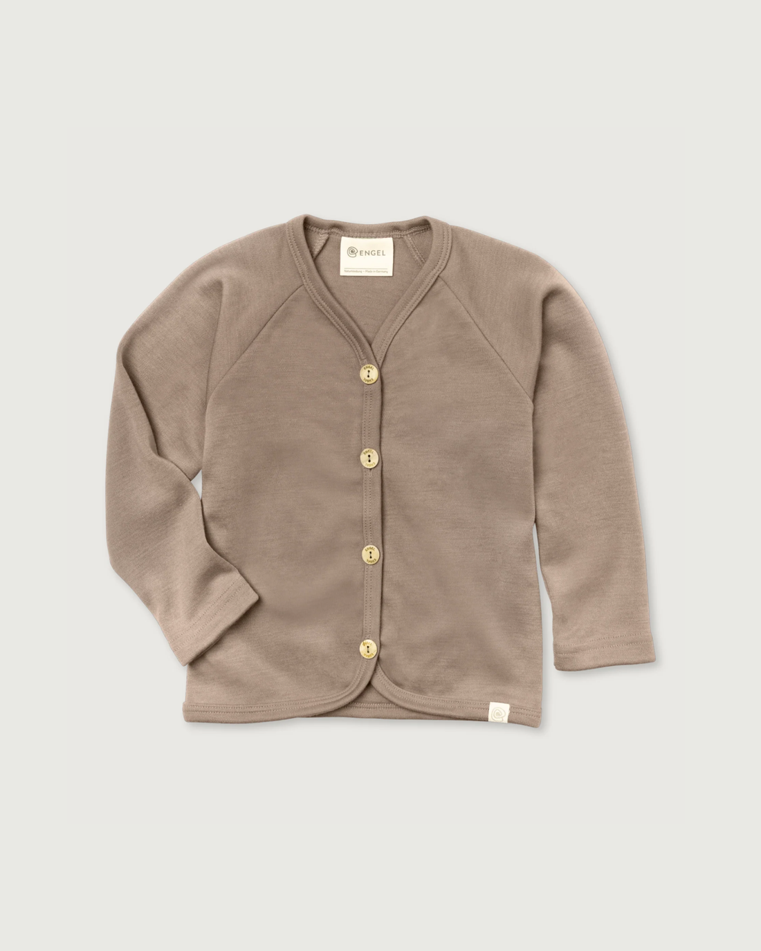 Engel Natur Wool Silk Kids Cardigan Sand