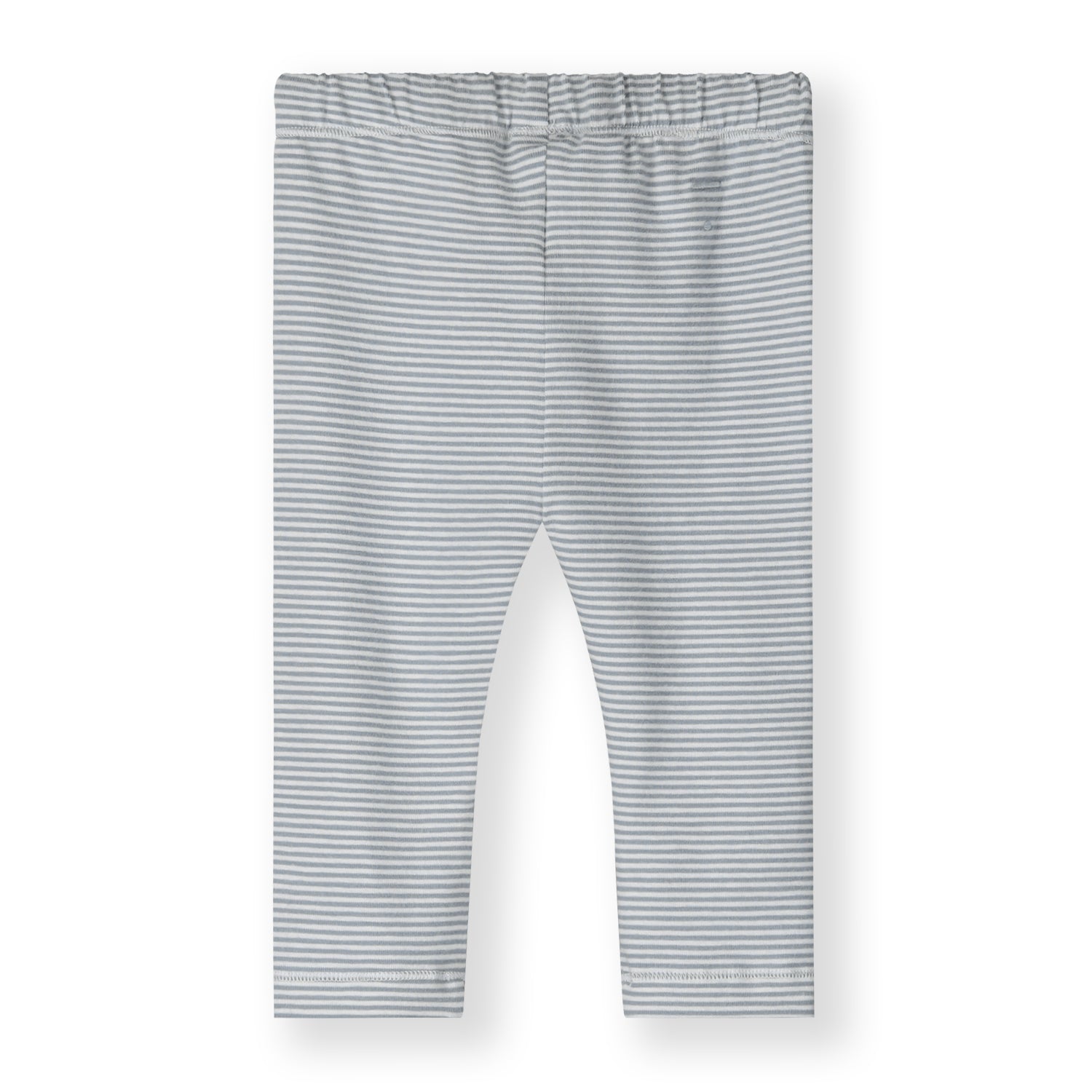 Gray Label organic cotton baby leggings in stone grey cream - back