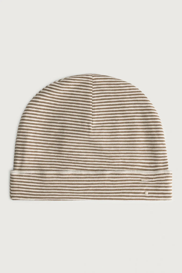 Gray Label Organic Cotton Baby Beanie | Woody Cream
