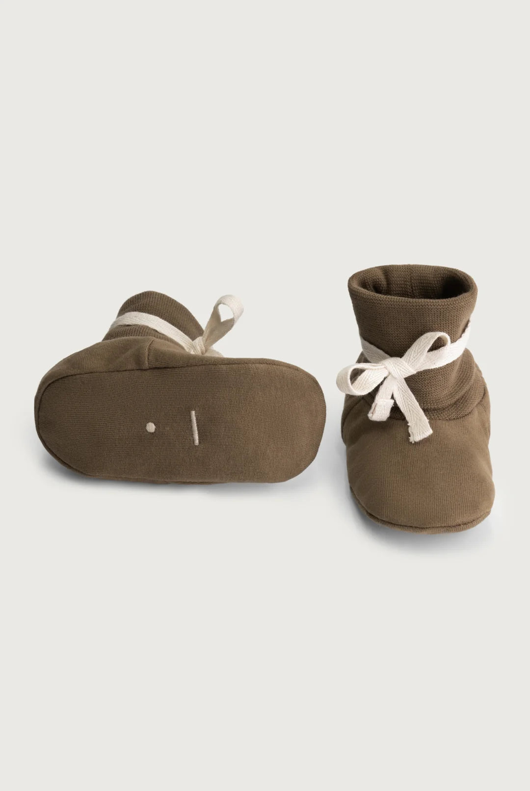 Gray Label Organic Cotton Baby Booties | Woody