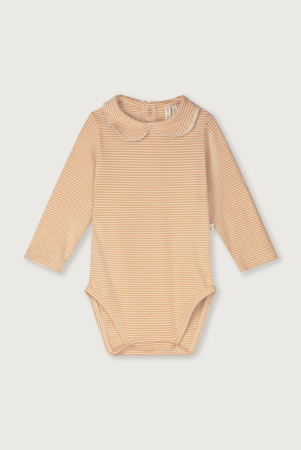 Gray Label Baby Collar Onesie GOTS | Melon Cream