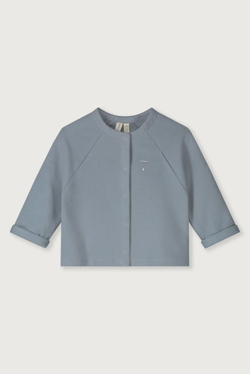 Gray Label Baby Raglan Cardigan GOTS | Stone Grey