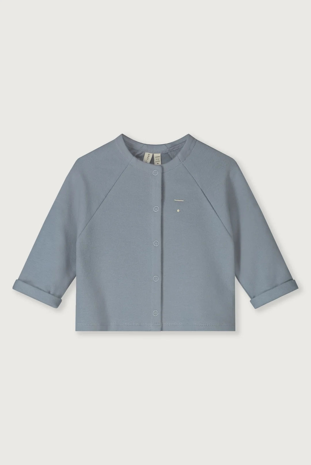 Gray Label Baby Raglan Cardigan GOTS | Stone Grey