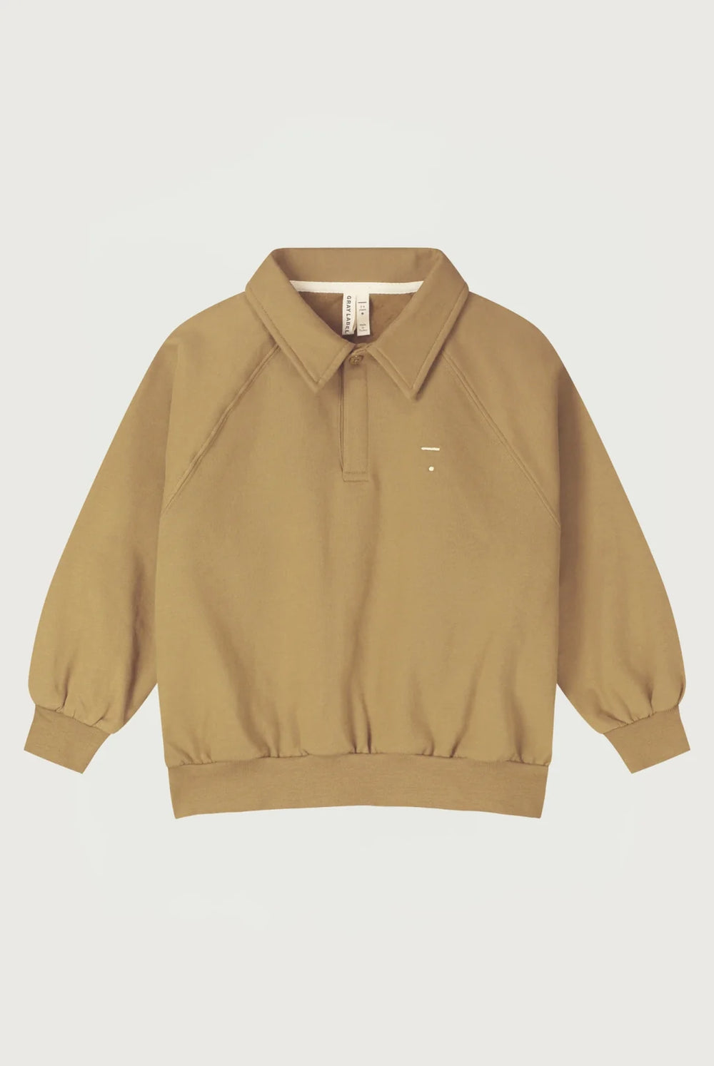 Gray Label Polo Sweatshirt GOTS | Cookie