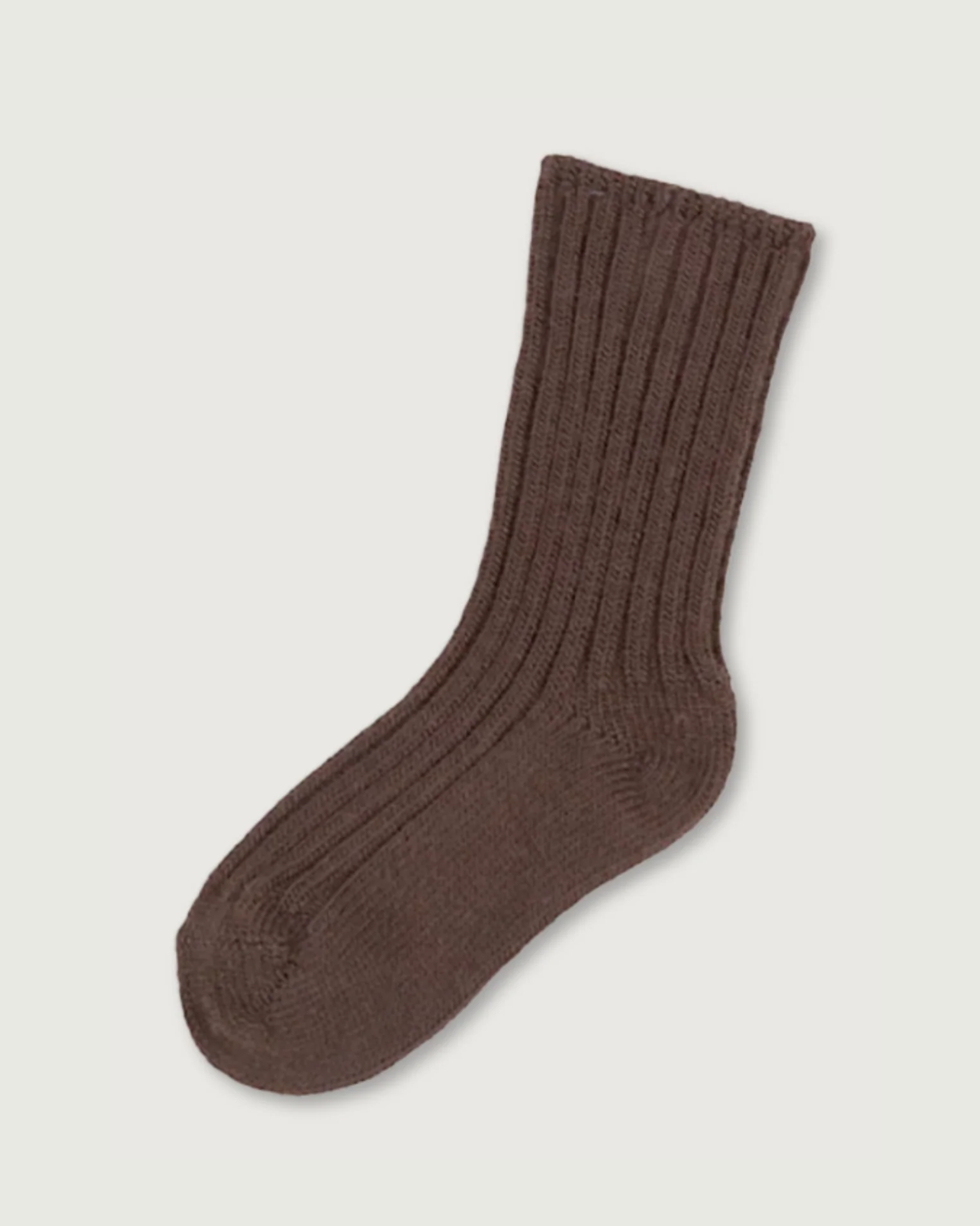 Joha Merino Wool Baby and Kids Socks Dark Brown