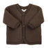 Joha Wool Fleece Cardigan in color brown