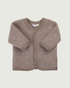 Joha Wool Fleece Baby Cardigan Sesame