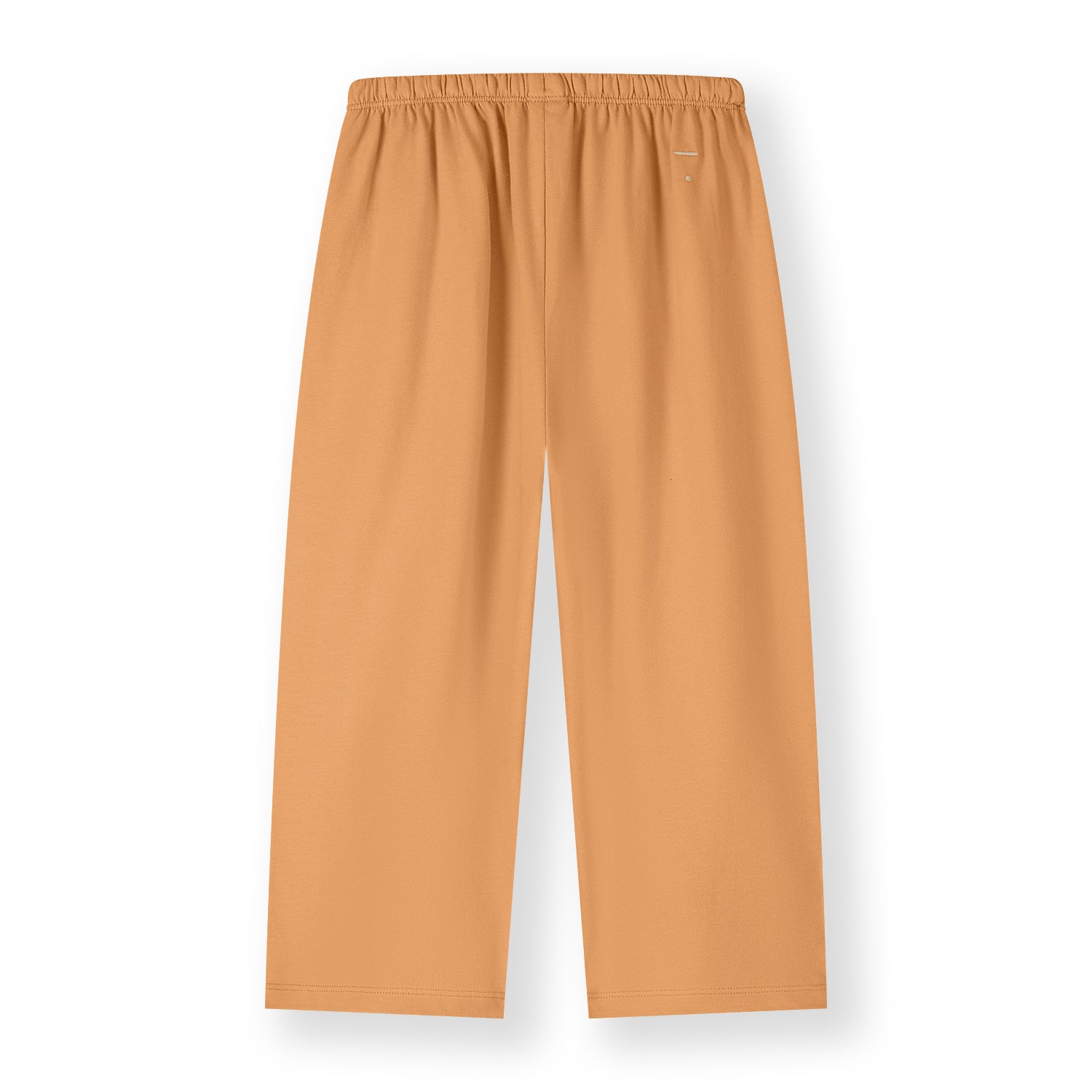 Gray Label organic cotton pull-up trousers in color melon - back