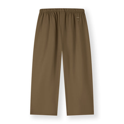 Gray Label organic cotton pull-up trousers in color woody - front 