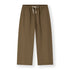 Gray Label organic cotton pull-up trousers in color woody - front 