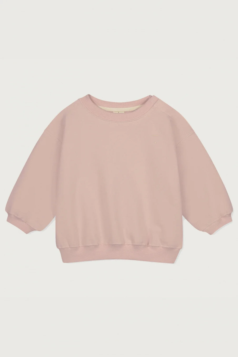 Gray Label Dropped Shoulder Baby Sweater GOTS | Faded Pink