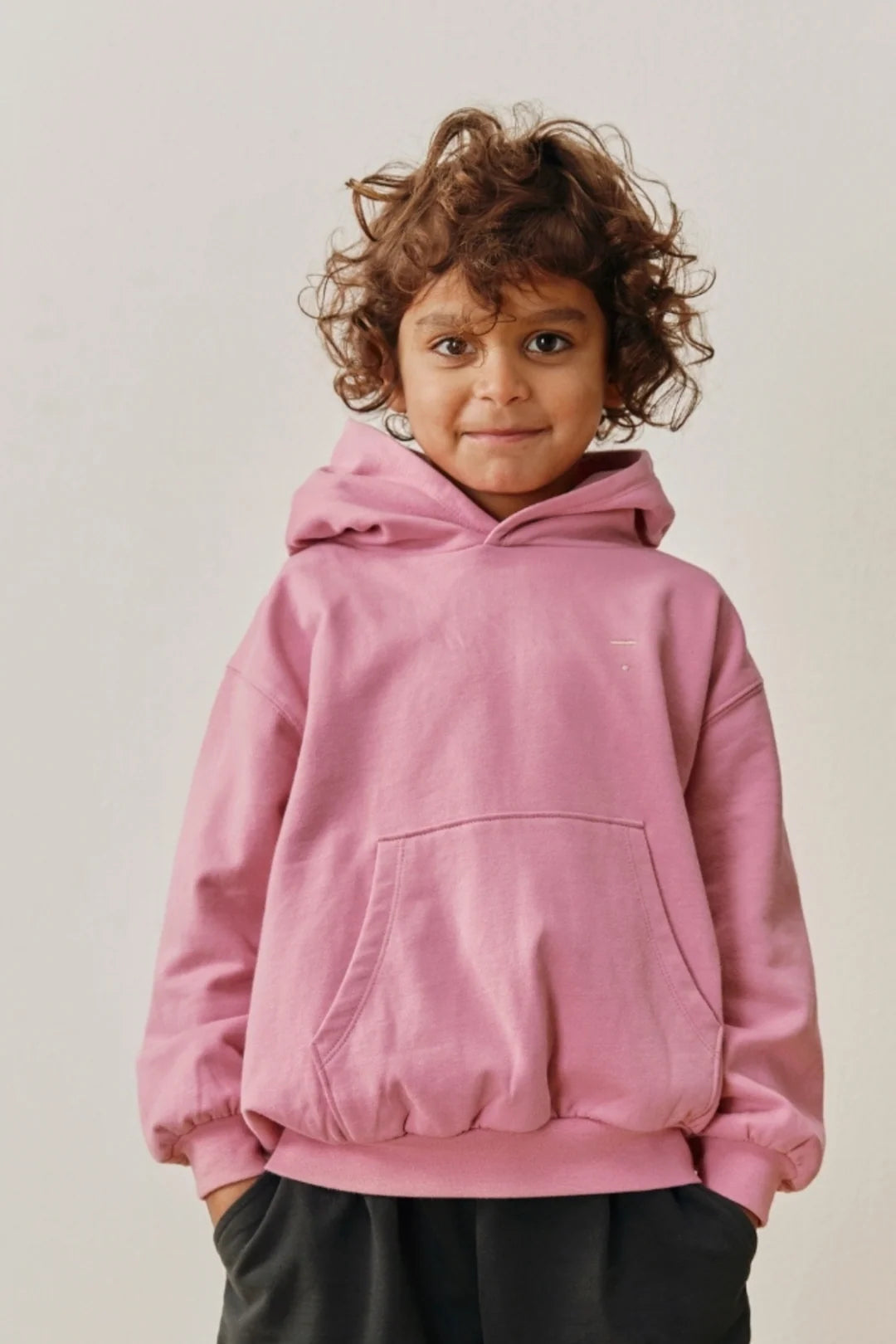 Gray Label Hoodie GOTS | Bubblegum
