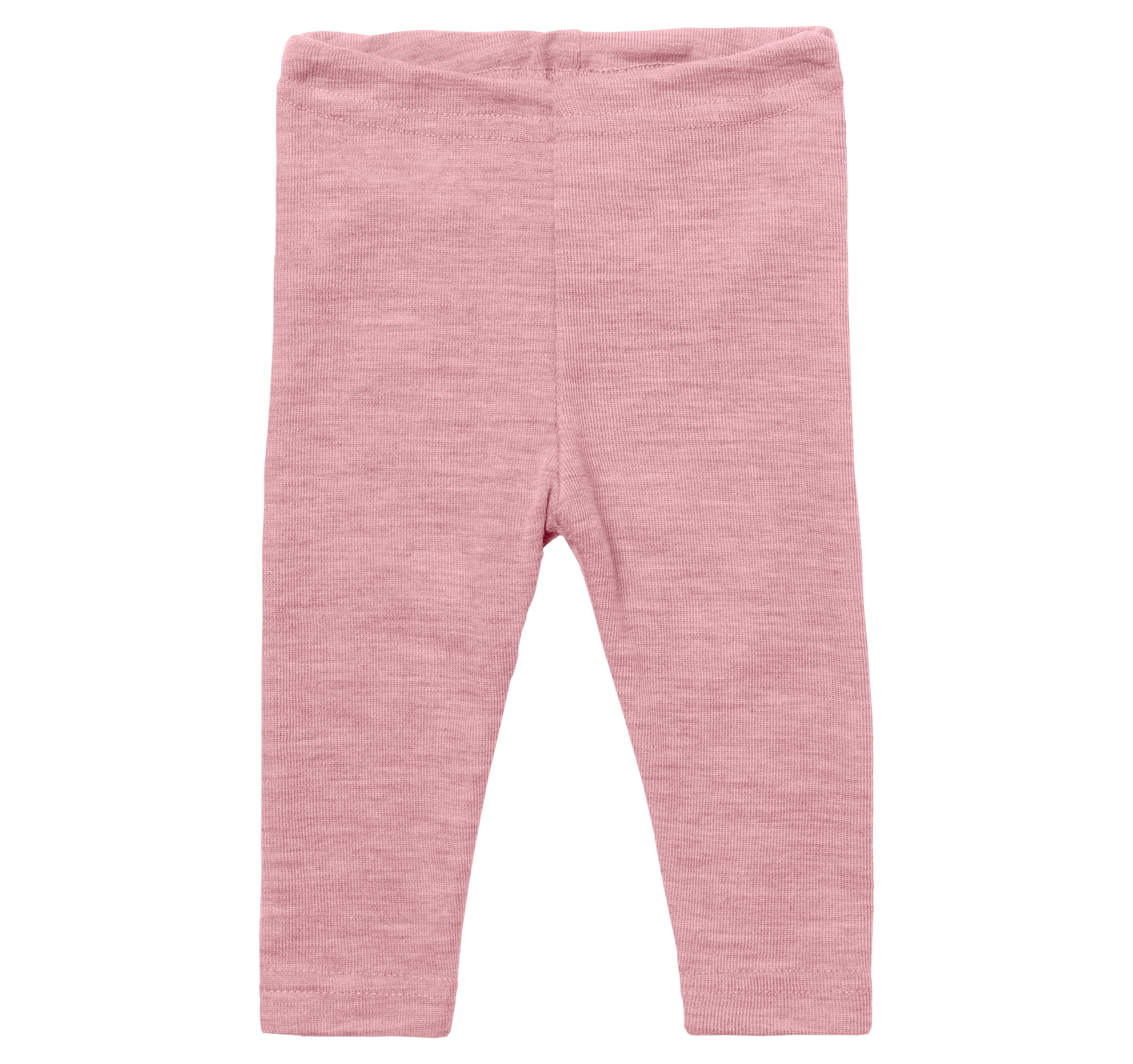 Engel Natur organic merino wool baby leggings in rosewood melange