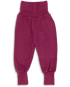 Engel Natur merino wool and silk baby pants for babies in orchid