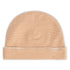 Gray Label organic cotton baby beanie in melon cream