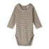 Gray Label organic cotton baby collar onesie in melon cream