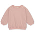 Gray Label organic cotton fleece baby sweater in faded pink -front 