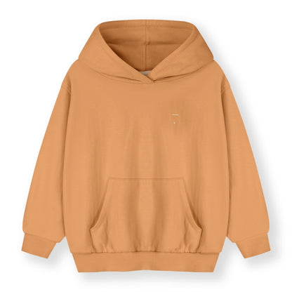 Gray Label organic cotton fleece hoodie in melon