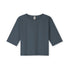 Gray Label organic cotton oversized tee in Blue Grey — front view