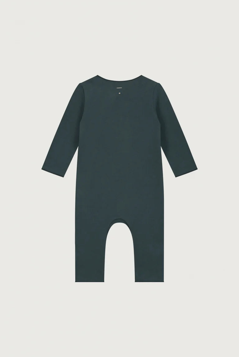 Gray Label Organic Cotton Fleece Baby Suit | Blue Grey